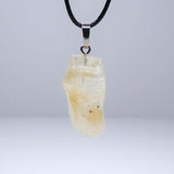 Natural Citrine Pendant Necklace