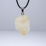 Natural Citrine Pendant Necklace
