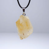Natural Citrine Pendant Necklace