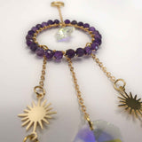 Natural Amethyst Suncatcher