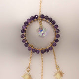 Natural Amethyst Suncatcher