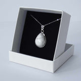 Natural Howlite Inset Crystal Pendant