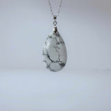 Natural Howlite Crystal Pendant