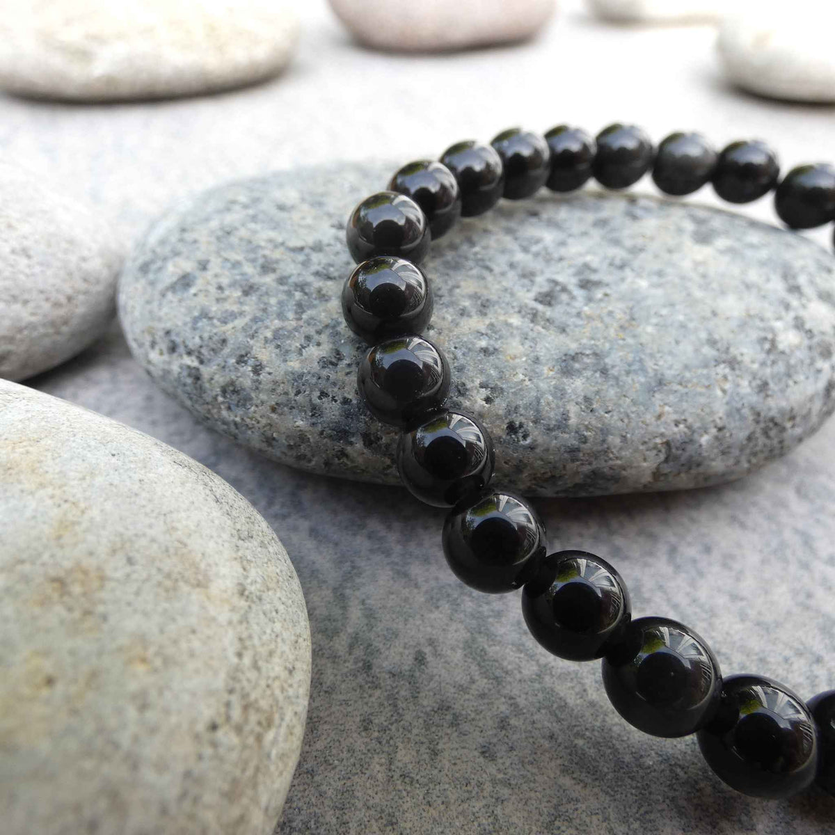 Natural Obsidian Crystal Bracelet