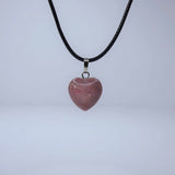 Natural Rhodochrosite Crystal Pendant