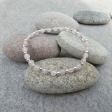 Natural Rose Quartz Crystal Bracelet