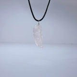 Natural Rose Quartz Crystal Pendant