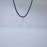 Natural Rose Quartz Crystal Pendant