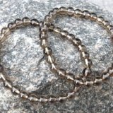 Natural Smoky Quartz Crystal Bracelet