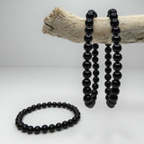 Natural Black Tourmaline Crystal Bracelet