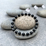 Natural Black Tourmaline Crystal Bracelet