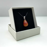 Natural Carnelian Crystal Necklace