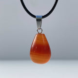 Natural Carnelian Crystal Necklace