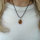 Natural Carnelian Crystal Pendant