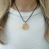 Natural Citrine Pendant Necklace