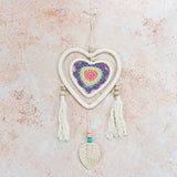 Natural Dream Catcher - Pastel Heart