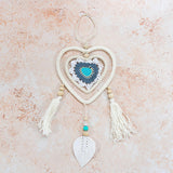 Natural Dream Catcher - Blue Heart