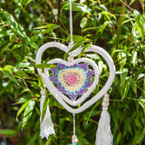 Natural Dream Catcher - Pastel Heart
