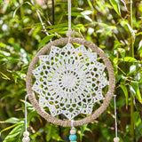 Natural Dream Catcher - Tranquil White
