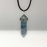 Natural Fluorite Double Pointed Crystal Necklace