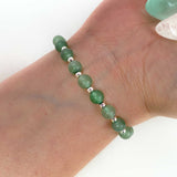 Natural Green Aventurine Crystal Bracelet