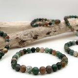 Natural Indian Agate Crystal Bracelet