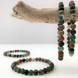 Natural Indian Agate Crystal Bracelet