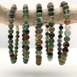 Natural Indian Agate Crystal Bracelet