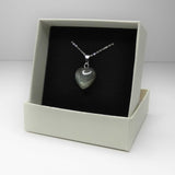 Natural Labradorite Crystal Heart Necklace