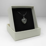 Natural Labradorite Crystal Heart Necklace