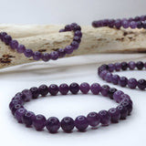 Natural Lepidolite Crystal Bracelet