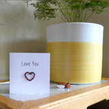 Garnet Love You Crystal Card