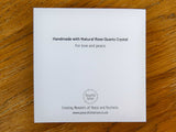 Rose Quartz Congratulations Crystal Card - Pack of 3