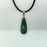 Natural Malachite Crystal Necklace