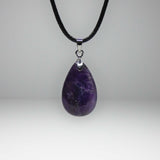 Natural Amethyst Crystal Necklace