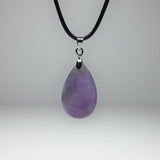Natural Amethyst Crystal Necklace