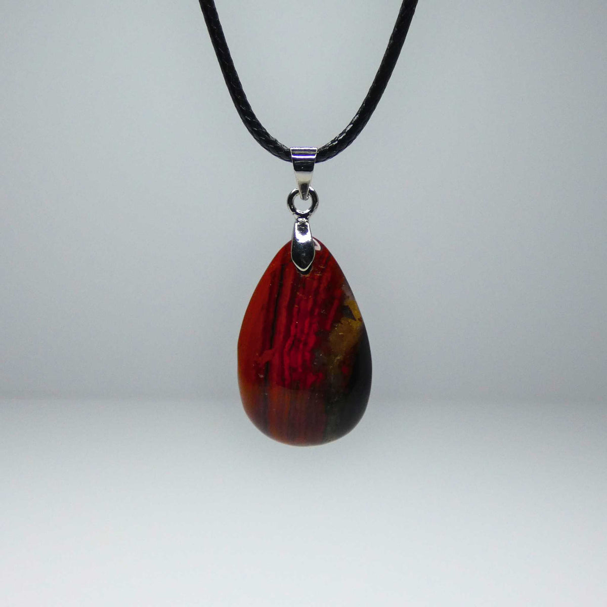 Red jasper sales stone necklace