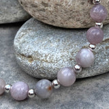 Natural Plum Blossom Tourmaline Crystal Bracelet