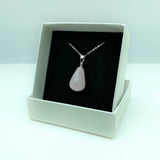 Natural Rose Quartz Crystal Necklace