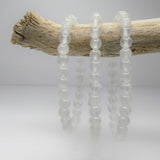 Natural Selenite Crystal Bead Bracelet