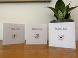 Fluorite Thank You Crystal Card