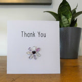 Fluorite Thank You Crystal Card