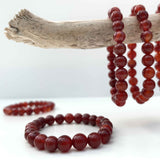 Natural Red Agate Crystal Bracelet