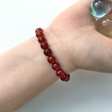 Natural Red Agate Crystal Bracelet