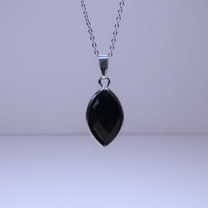 Natural Obsidian Crystal Pendant