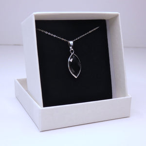 Natural Obsidian Crystal Pendant