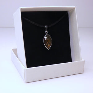 Natural Labradorite Crystal Pendant
