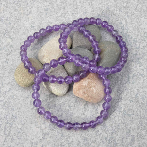 Natural Amethyst Crystal Bracelet