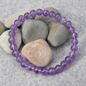Natural Amethyst Crystal Bracelet