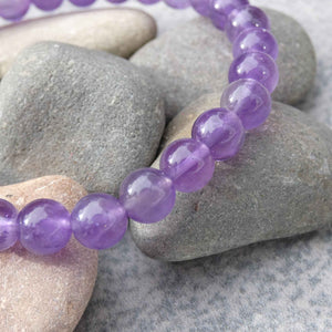 Natural Amethyst Crystal Bracelet